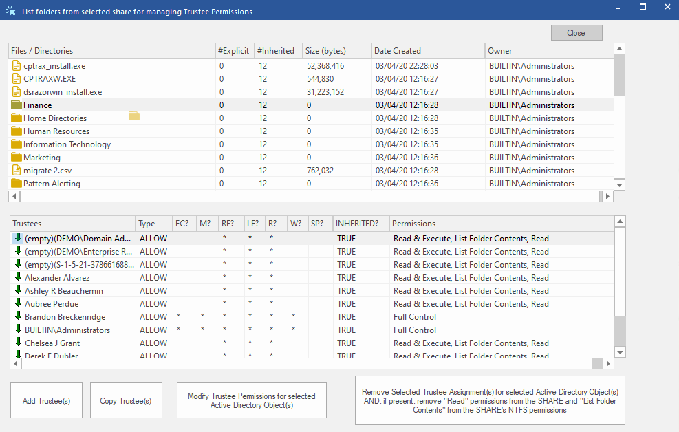 screenshot of DSRAZOR for Windows